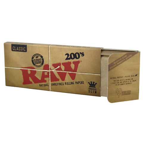 RAW Classic - Kingsize Slim Rolling Paper 200's