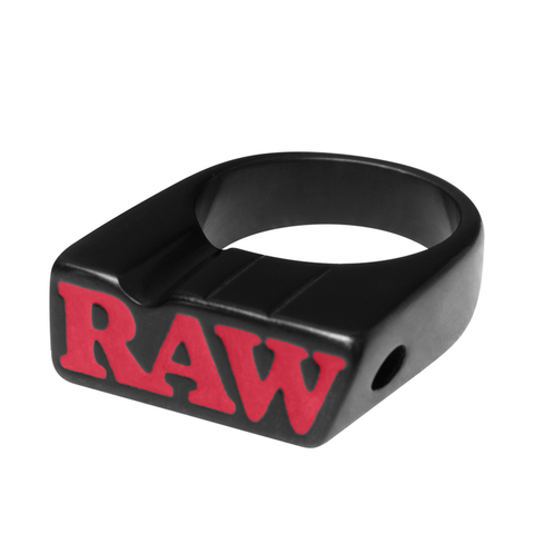 RAW Black Smokers Ring with tapered Tip hole