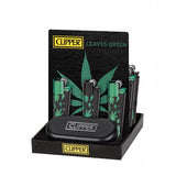 Clipper Metal - Green Leaves with Case