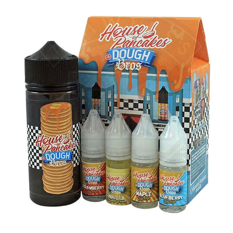 Dough Bros - House Of Pancakes E-Liquid 100ml Shortfill 0mg