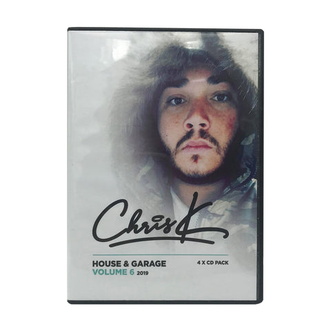 SALE!! Chris K - House And Garage 4 x CD Pack 2019 - Volume 6