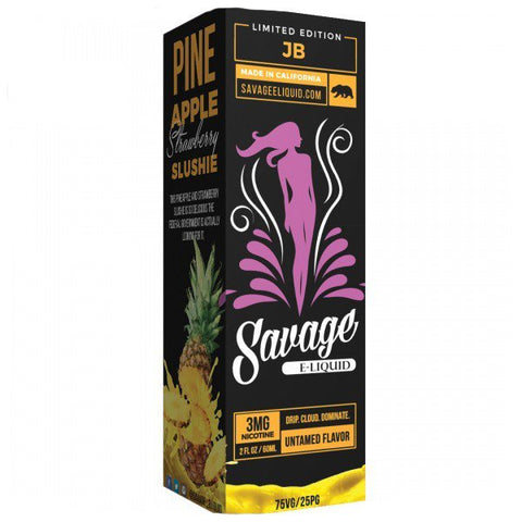 Savage E-Liquid 3 x 10ml Pineapple & Strawberry Slushie