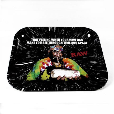 Raw - Metal Rolling Tray Large - OOPS Design - The JuicyJoint