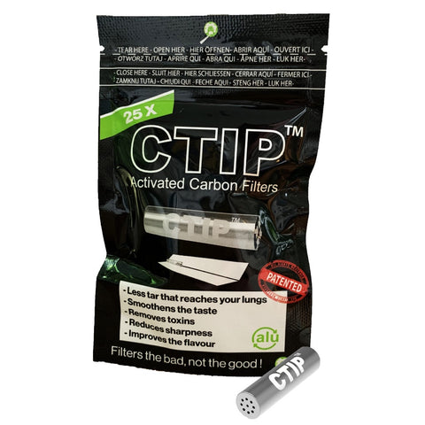 CTIP - Activated Carbon Filter Tips - Pack of 25