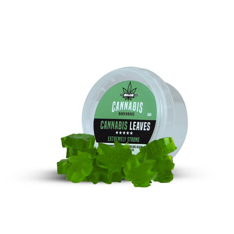 Cannabis Bakehouse - Cannabis Flavoured Gummy Leaves 30G Tub
