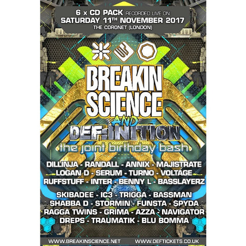Breakin Science And Definition Cd Pack - The Joint Birthday Bash 2017 - The JuicyJoint
