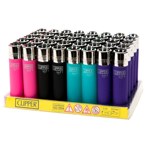 Clipper Lighters - Soft Touch - Colour Set 1