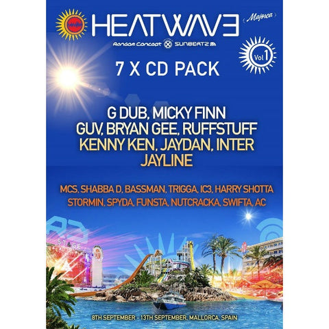 Random Concept And Sunbeatz Presents Heatwave - 7 x CD Pack - The JuicyJoint