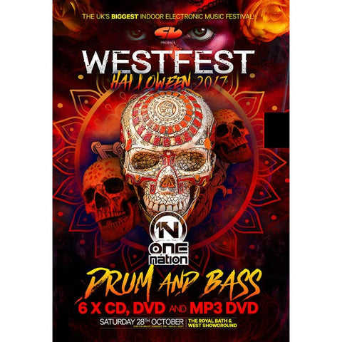 Westfest Halloween Drum And Bass 2017 CD Pack