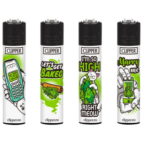 Clipper Lighters - Weed Slogans 3