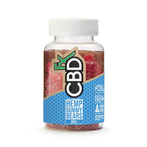 CBDfx Hemp Gummy Bears - 60 Bears 300mg CBD