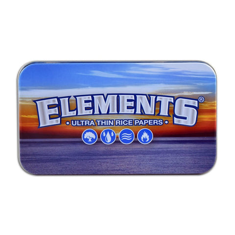 Elements Metal Tobacco Tin Box
