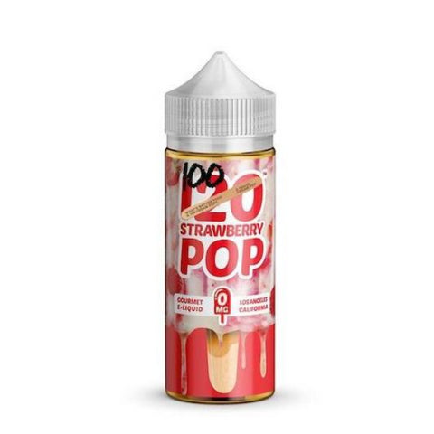 100 Strawberry Pop E-Liquid - 100ml Short fill