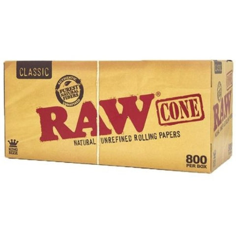 RAW - Classic King Size Cones - 800 Bulk Box