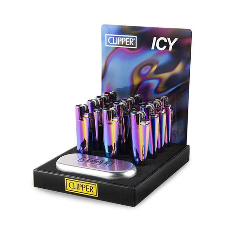 Clipper Metal - "Icy" Rainbow Style Finish With Case