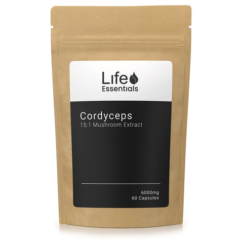 CBD Life Essentials - Food Supplement Capsules - Cordyceps 15:1 Mushroom Extract
