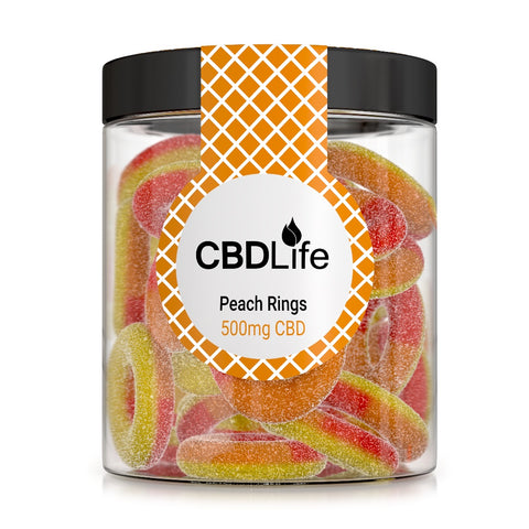 CBD Life - Peach Rings (20 x 25mg) – 500mg