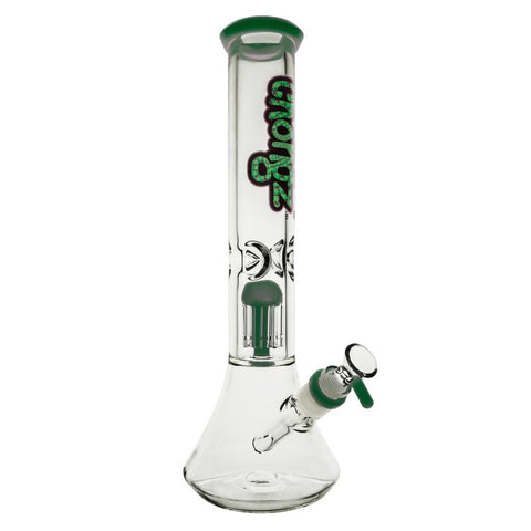Chongz "Caribou" - 35cm Jade Green Percolator - Glass Waterpipe Bong