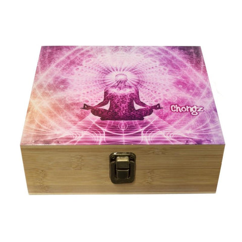 Chongz - "Meditate" Bamboo Rolling Box - Large