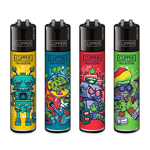 Clipper Lighters - 420 Robots