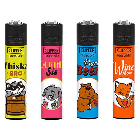 Clipper Lighter - Alcoholic Animals