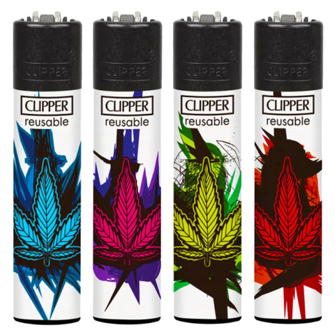 Clipper Lighter - Artistic Leaves