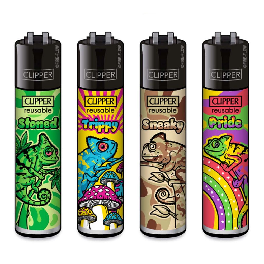 Clipper Lighters Hippy Landscape – Set of 4 Clipper Lighters Hippy Landscape – Set of 4