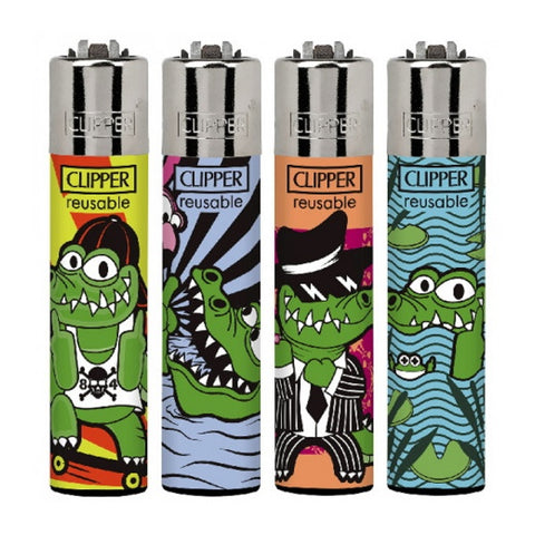 Clipper Lighters - Finger Up Animals 3 - Crocodiles