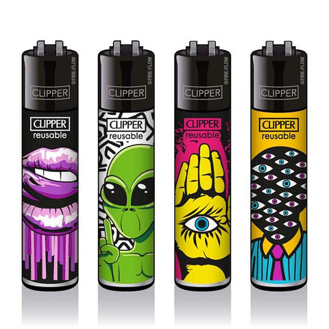 Clipper Lighters - Love Martians