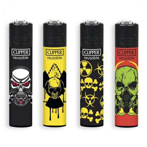 Clipper Lighters - Radio Skulls
