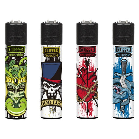 Clipper Lighters - Tattoo Style