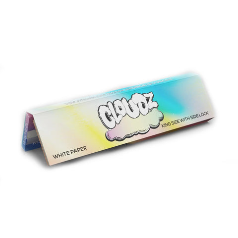 Cloudz - White - King Size Rolling Papers + Tips