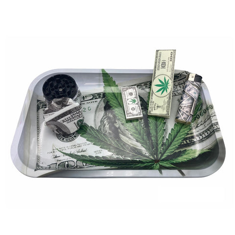 Dollars - Rolling Tray and Grinder Gift Set