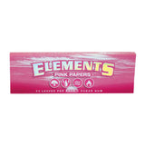 Elements Pink - 1 1/4 Size - Rolling Papers - Box of 25