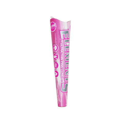 Elements Pink Cones - Pack of 3  - Pre-Rolled King Size
