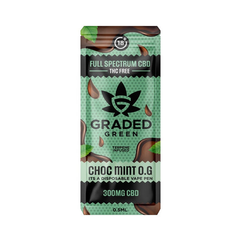 Graded Green - Disposable CBD Vape Pens - 300mg