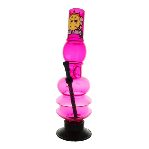 Half Baked - 30cm "There She Goes" Acrylic Waterpipe Bong