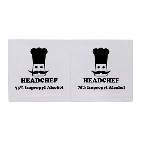 Headchef - Alcohol Cleaning Wipes - Pack of 20