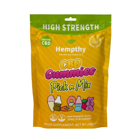Hempthy 1000mg CBD - Gummies Pick n’ Mix 50pcs