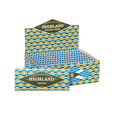 Highland Papers - Hemp XL with Tips - Long Rolling Paper