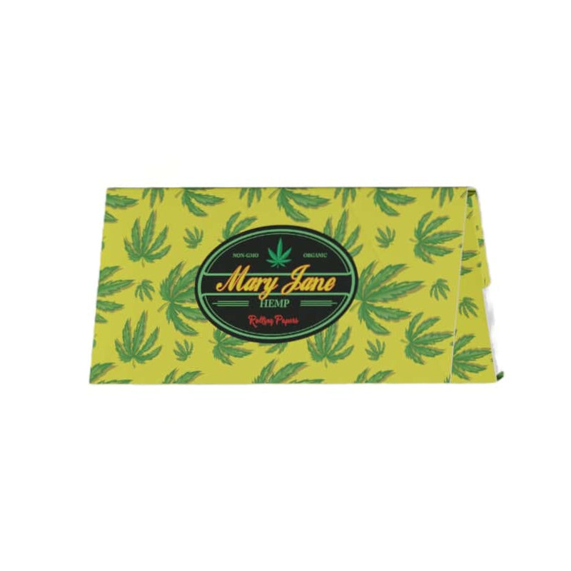 Mary Jane King Size Hemp Rolling Papers with Tips and Tray The