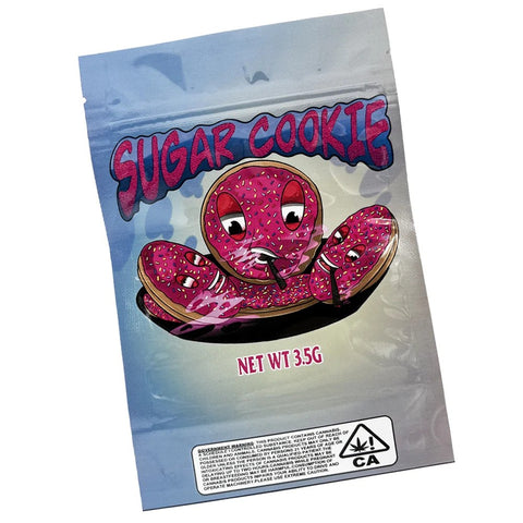 Designed Mylar Bag - Sugar Cookie - 15cm x 10cm - Pack of 10
