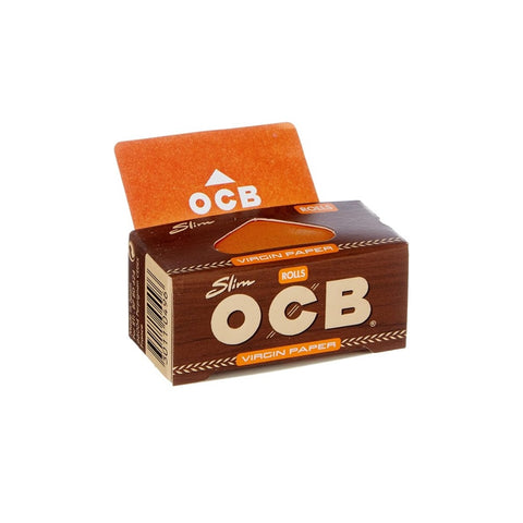 OCB Slim Virgin - 4m Unbleached - Papers on a Roll