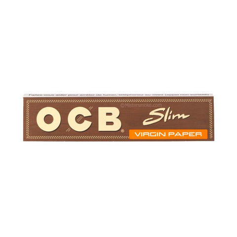 OCB Slim Virgin - Unbleached Kingsize Slim - Rolling Paper