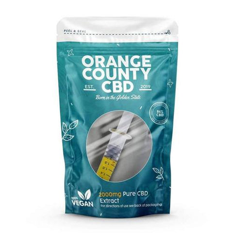 Orange County - 86% Pure 2000mg CBD Extract & Syringe