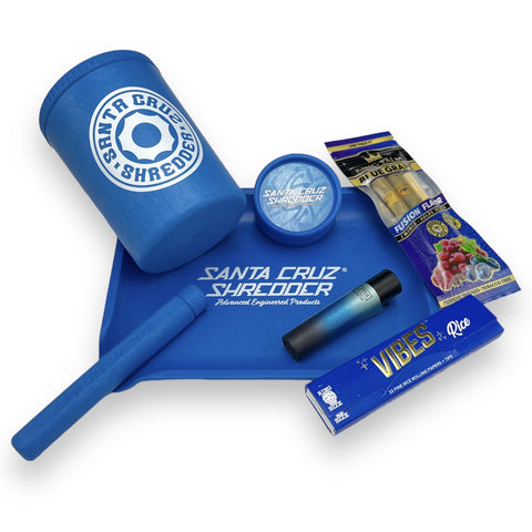 Santa Cruz Shredder - Blue Combo Rolling Kit Package