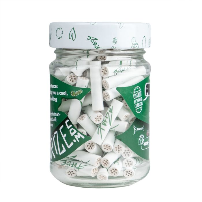 Purize 100 x Activated Carbon Filter Tips Xtra Slim The JuicyJoint