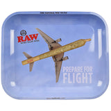 Raw - Metal Rolling Tray - Prepare For Flight