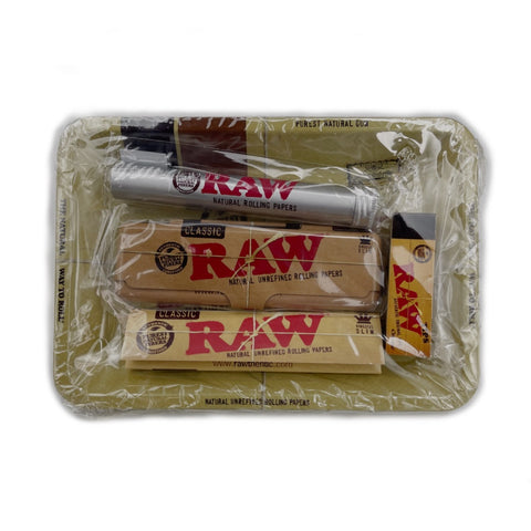 RAW - Small Rolling Tray - Gift Set