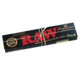 Raw Black - Connoisseurs Kingsize Papers + Tips - Box 24